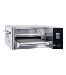 Hornos de Pizza Horno de Cinta eléctrico con soporte C80 Prismafood C/80