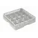 Cesta 50x50 cm de 16 compartimentos copas máximo ø11.1 cm Comas 11050