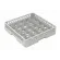 Cesta 50x50 cm de 25 compartimentos copas máximo ø8.4 cm Comas 11042