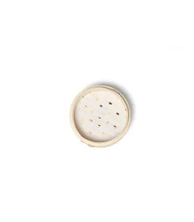 Papel Alimentario 250 Uds Papel perforado ø 17 cm para vaporera Dim Sum de Bamboo Comas 11970