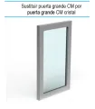Cambio 1 puerta de cristal grande para Contramostrador Oscar Zarzosa