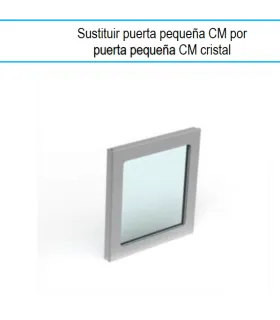Accesorios Frío Cambio 1 puerta de cristal pequeña sobre el motor para Contramostrador Oscar Zarzosa Oscar Zarzosa Puerta  CM S