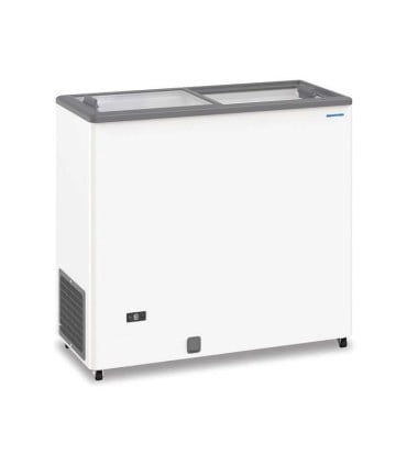 Arcones Congeladores Arcón congelador estrecho tapas cristal temperatura dual SLIM 135 Más que Frío SLIM-135