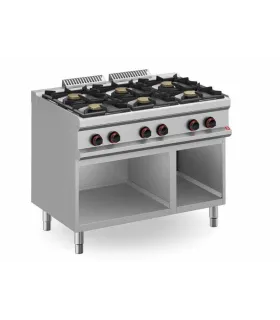 Cocina a gas 6 fuegos Romagsa Neo700 CG711B