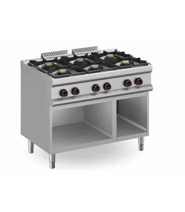 Cocina a gas 6 fuegos Romagsa Neo700 CG711B