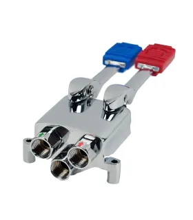 Grifo de pedal 2 aguas para suelo Edenox G2P2S E