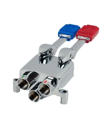 Grifo de pedal 2 aguas para suelo Edenox G2P2S E