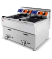 Freidora a gas de 12+12 litros 640x630x645hmm GF-182