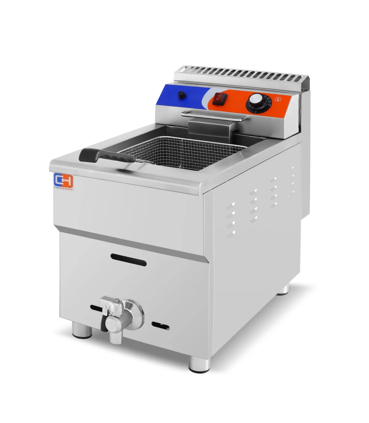 Freidoras a Gas Freidora a gas de 12 litros 340x630x645hmm GF-181 Clima Hostelería GF-181