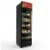 Armario Expositor Refrigerado color negro con display publicitario táctil EVO360B