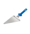 Paleta para servir pizza triangular 19.5x15 cm en acero inox Gi.Metal