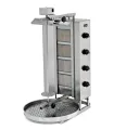 Asador Kebab a Gas 4 Quemadores motor superior EMPDN221