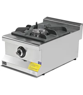Cocinas a Gas Cocina a gas 1 fuego 8.65 kW 400mm Fondo 600 Empero EMP6KG010
