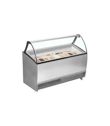 Vitrinas de Helados Vitrina para 13 cubetas de helados 1670x800x1343h mm Bermuda RV13 ISA Italy BERMUDA RV13