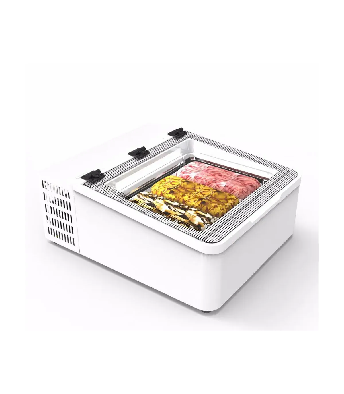 Vitrina de Sobremesa Mini para 3 cubetas de helado Mini Cream 3