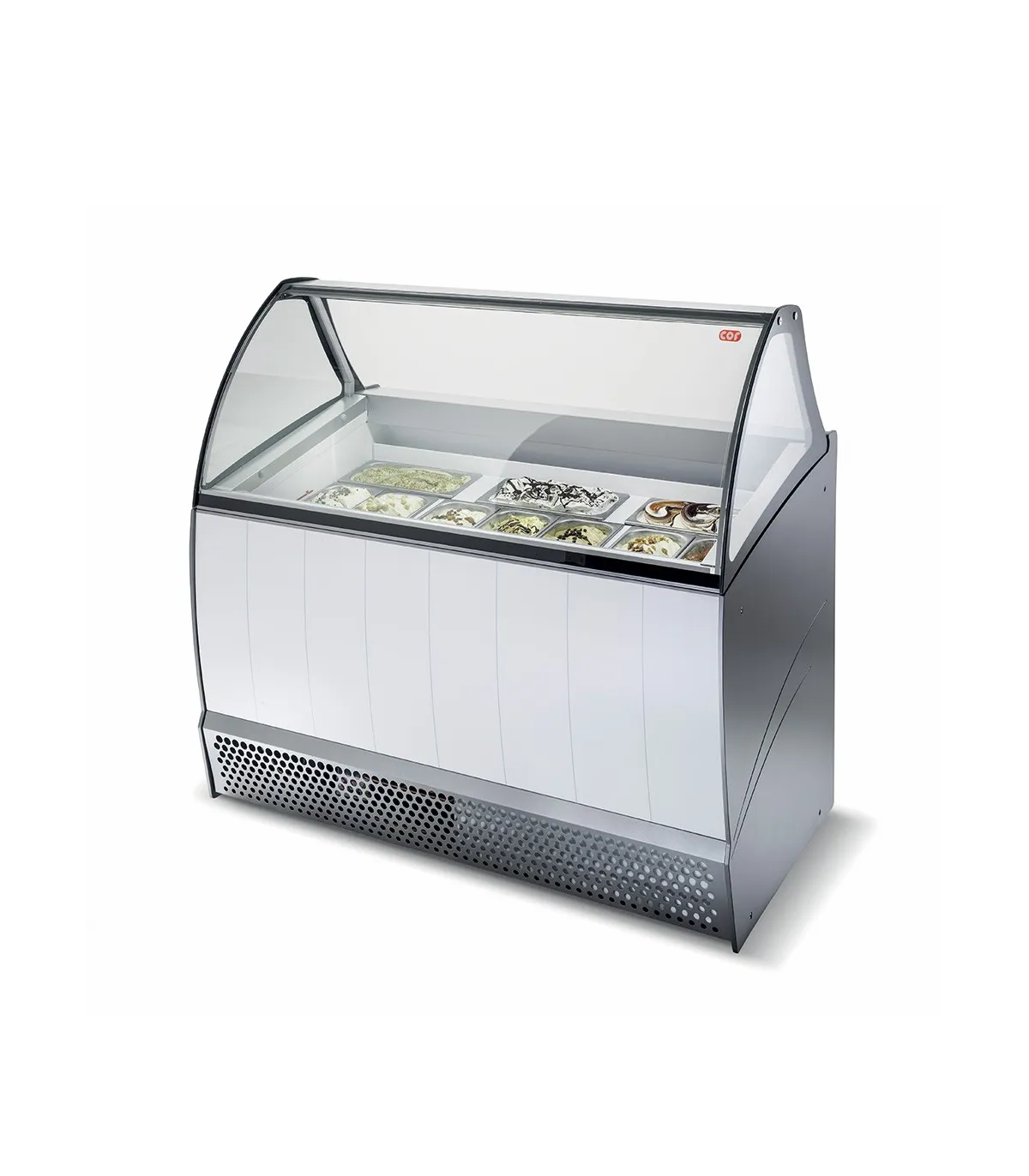 Vitrinas de Helados Vitrina para 13 cubetas de helados 1670x800x1343h mm Bermuda RV13 ISA Italy BERMUDA RV13