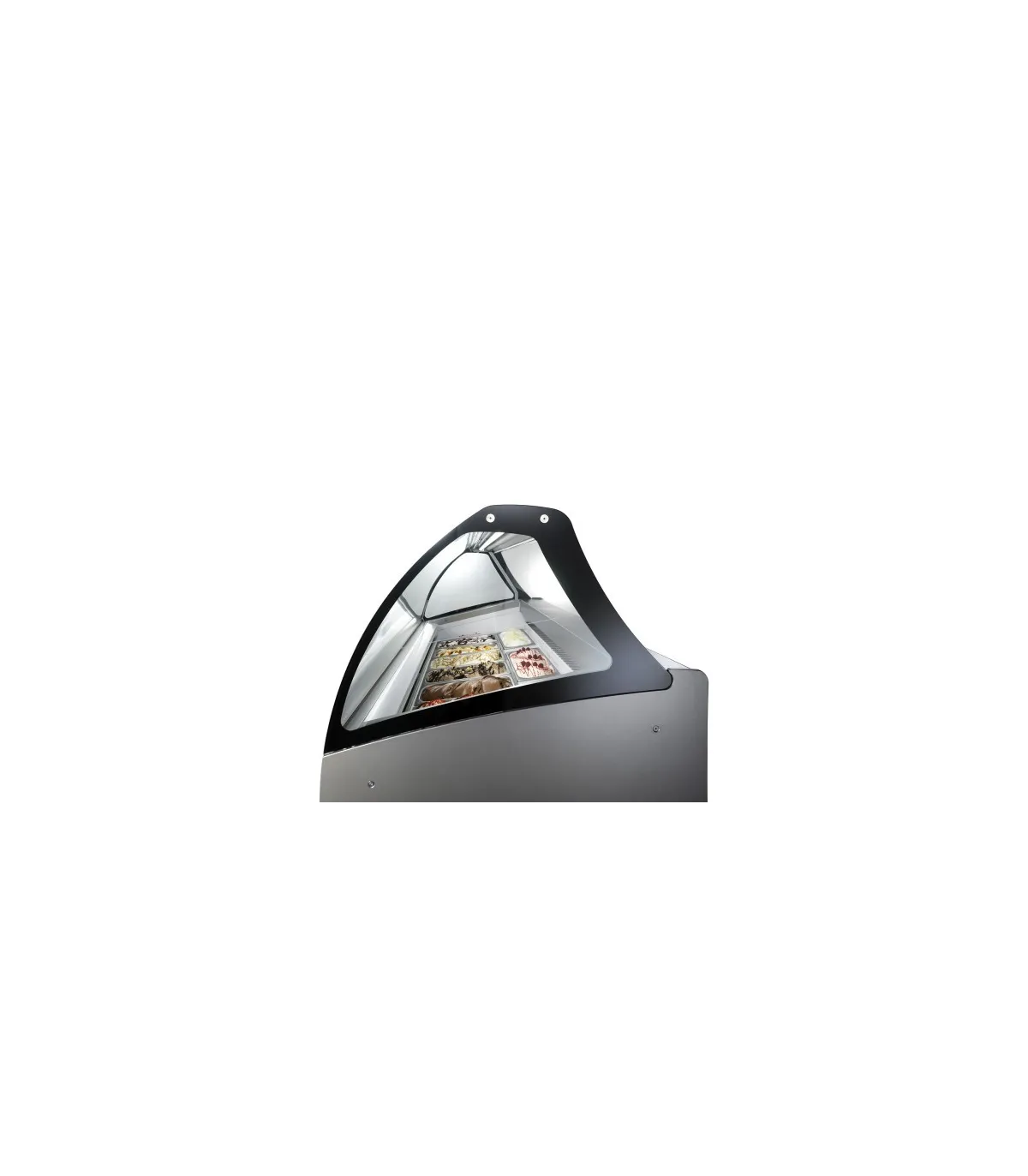 Vitrinas de Helados Vitrina para 10 cubetas de helados 1340x800x1343h mm Bermuda RV10 ISA Italy BERMUDA RV10