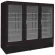 Liquidación Armario Expositor de Congelados 3 puertas color negro 1650 litros Edenox ACE-1603-C HC