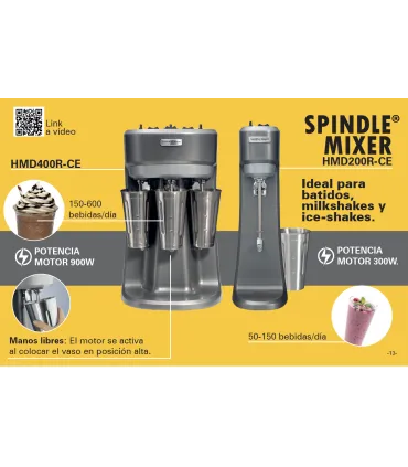 Batidoras de Vaso Batidora de Vaso Triple Drink Mixer de Hamilton Beach Hamilton Beach HMD400P-CE
