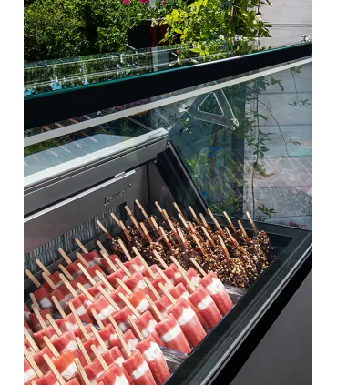 Vitrinas de Helados Vitrina expositora para helados frío estático Mirabella 7G Mondial Framec