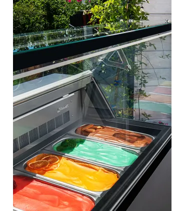 Vitrinas de Helados Vitrina expositora para helados frío estático Mirabella 7G Mondial Framec