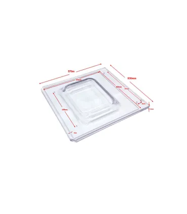 Recambios Envasadoras Tapa Campana metacrilato envasadora DZ-450 versión 2  REP0012000