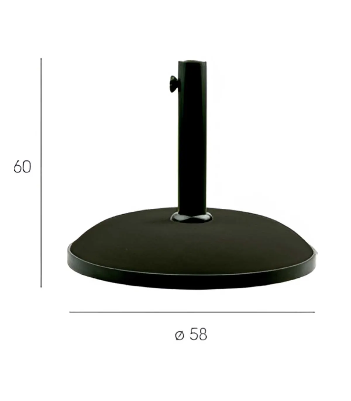 Bases para Parasoles Base de Parasol 50 kgs Garbar Siro 50 Garbar 07179