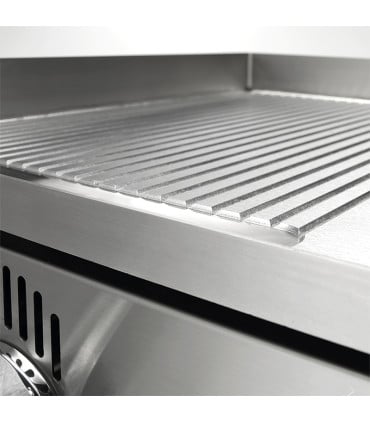 Plancha a Gas de acero rectificado 60 cm Mainho Serie MAX-60G