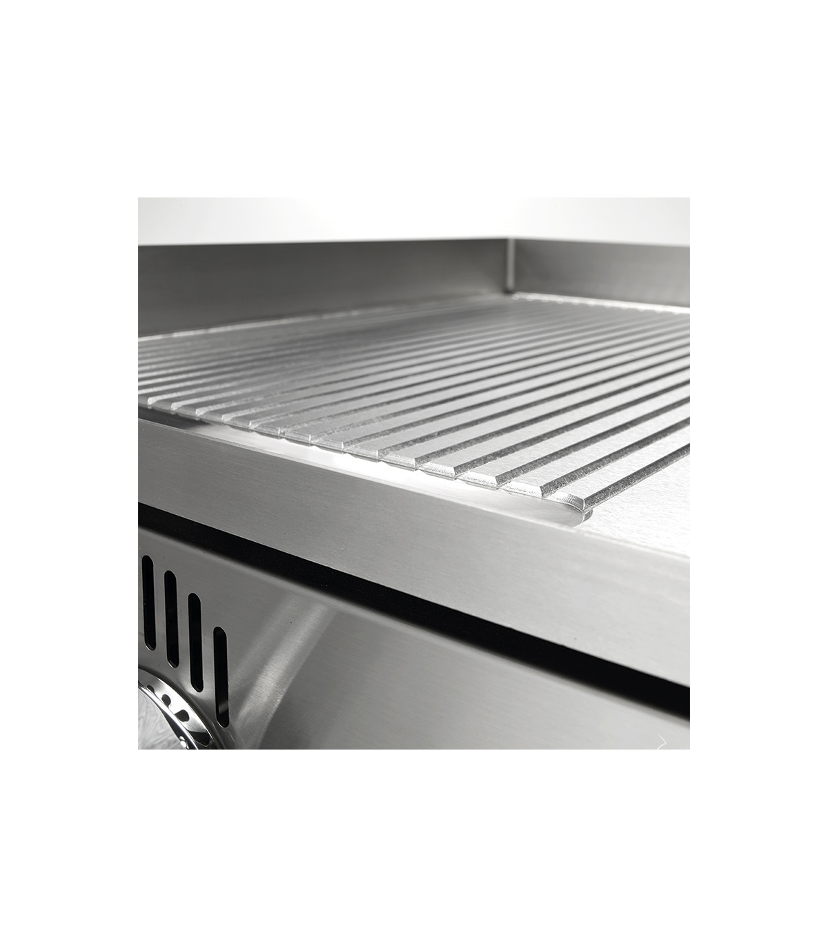 Plancha a Gas de acero rectificado 60 cm Mainho Serie MAX-60G