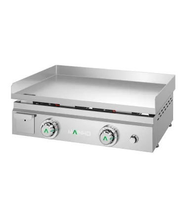 Plancha a Gas de acero rectificado 60 cm Mainho Serie MAX-60G