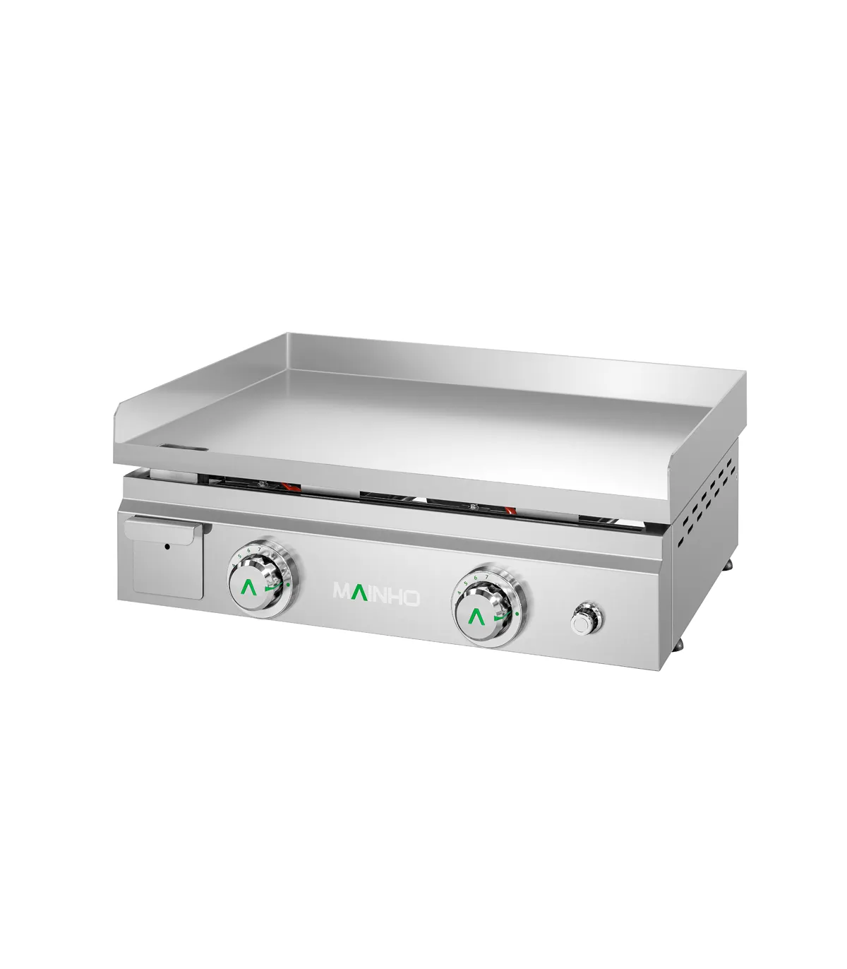 Plancha a Gas de acero rectificado 60 cm Mainho Serie MAX-60G