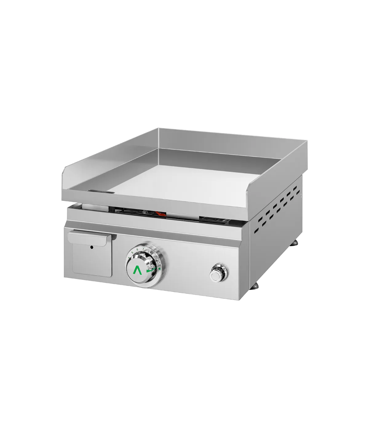 Plancha a Gas de cromo duro 40 cm Mainho Serie MAX-40GC