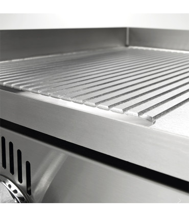 Plancha a Gas de de cromo duro 60 cm Mainho Serie MAX-60GC