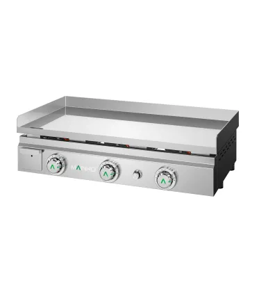 Plancha a Gas de cromo duro 80 cm Mainho Serie MAX-80GC