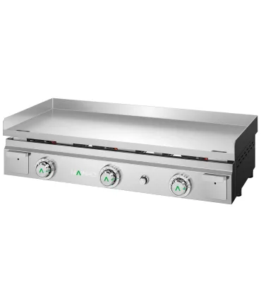 Plancha a Gas de acero rectificado 100 cm Mainho Serie MAX-100G