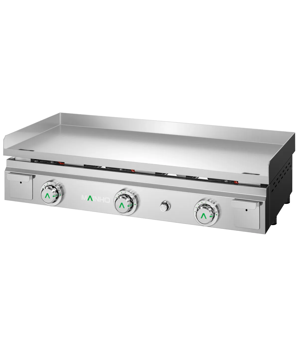 Plancha a Gas de acero rectificado 100 cm Mainho Serie MAX-100G