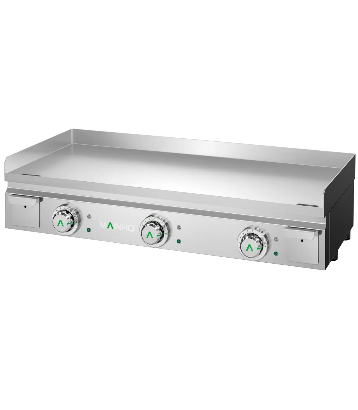Plancha a Gas de acero rectificado 100 cm Mainho Serie MAX-100G