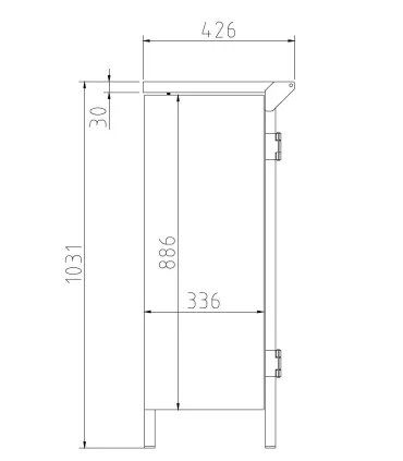 Mostrador portátil plegable MBP