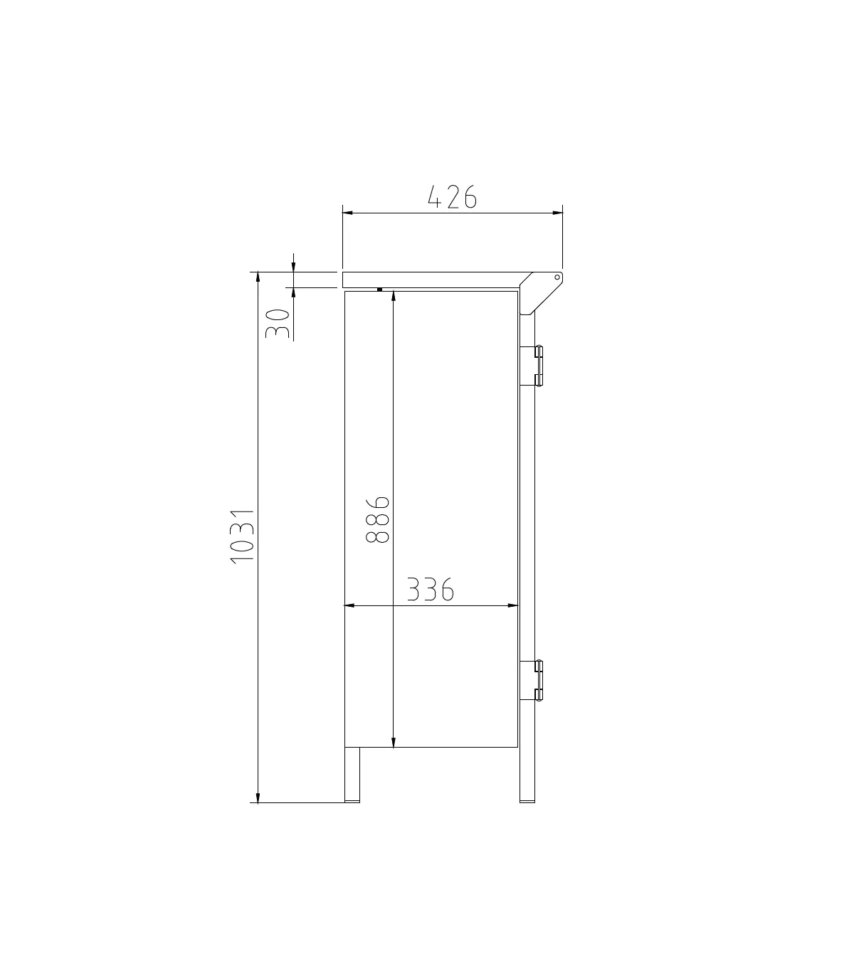 Mostrador portátil plegable MBP
