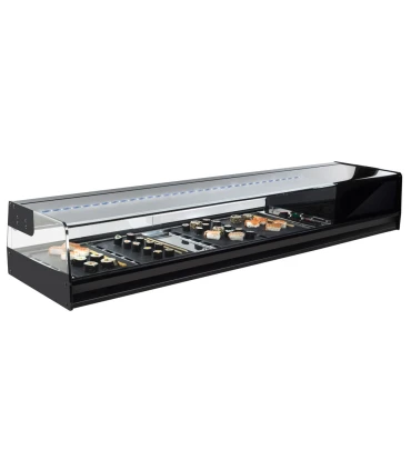 Vitrinas de Sushi Vitrina refrigerada Sushi de 4 bandejas GN 1/3 SHS-4i Vitrinas Gómez SHS-4i Vitrinas de Sushi Vitrina refrigerada Sushi de 4 bandejas GN 1/3 SHS-4i Vitrinas Gómez SHS-4i