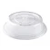 Tapa cúpula de policarbonato para plato llano de 25 cms ( 50 unidades ) Transparente 00