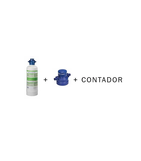 Kit Descalcificador: Filtro 8000 litros con Cabezal y Contador Hornos FM