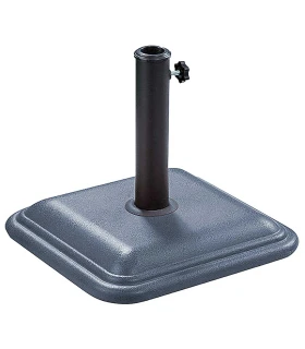 Base de Cemento Pintado en Gris de 11 kgs para Mástiles de 30 a