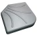 Losa de Cemento 47x47 de 25 kgs para Bases de Cruz de Parasol
