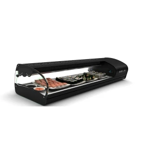 Vitrina Refrigerada de Sushi cuba plana 1320mm Sayl Shark SK6SP
