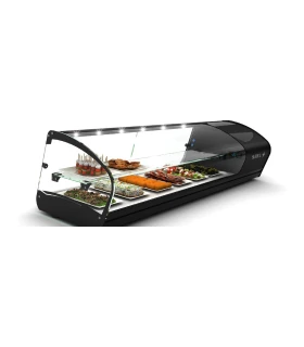 Vitrina Shark tapas 2 pisos de cuba plana 1320mm Sayl SK26P