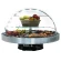 Vitrina Refrigerada Circular de Buffet con 8 Bandejas de Cristal Sayl