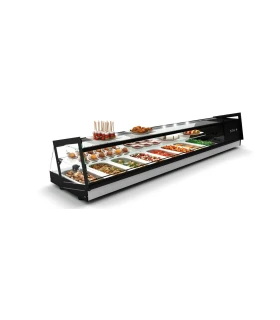 Vitrina refrigerada de Tapas con 6 bandejas GN 1/3 Sayl Cube VCB6