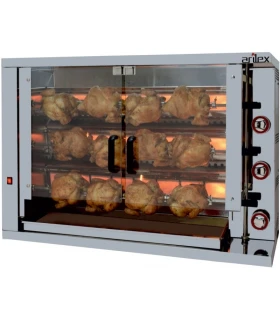 Asador de Pollos a gas de 3 espadas Arilex 3ASG