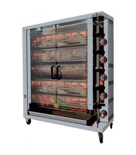 Asador de Pollos a gas de 5 espadas Arilex 5ASG